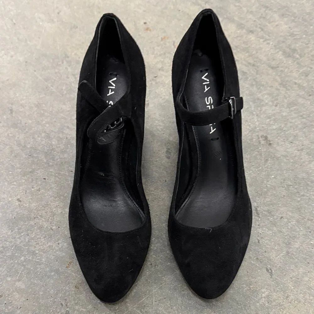Via Spiga Black Heels